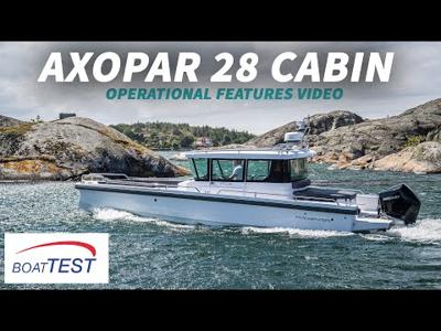 Axopar 28 Cabin Aft Cabin Brabus Trim