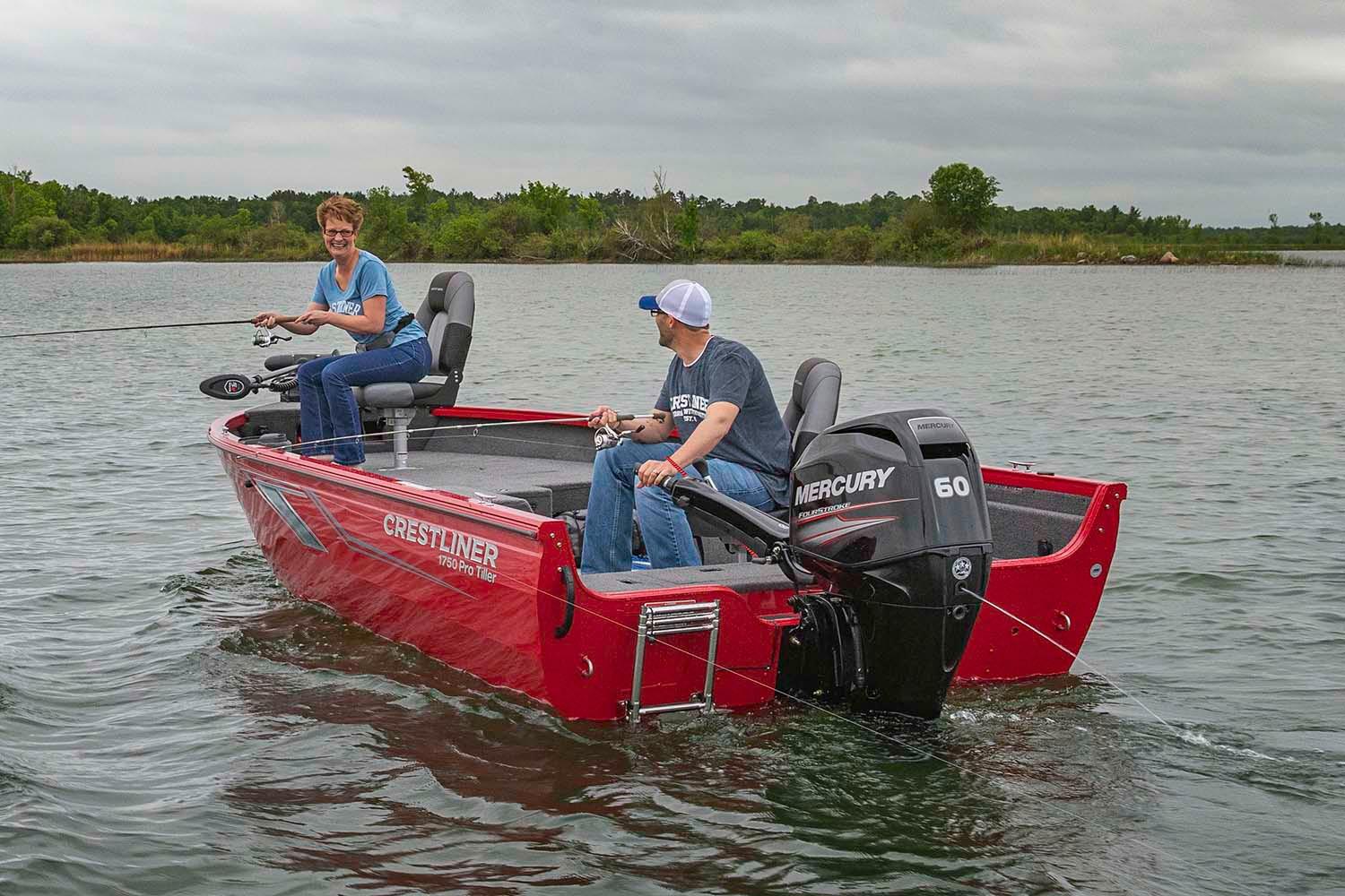 Crestliner 1750 Pro Tiller Boats for Sale Seamagazine